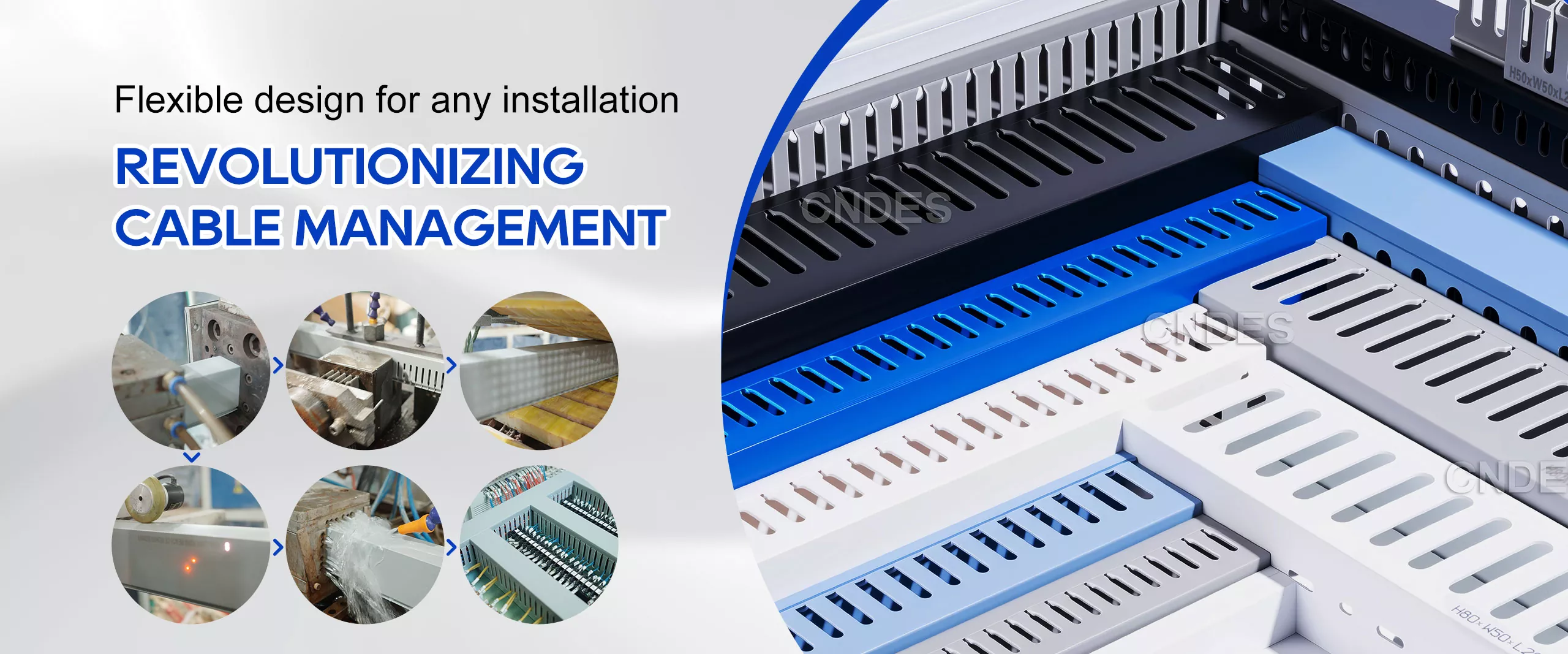 Kina PVC Separate ledningskanaler Factory