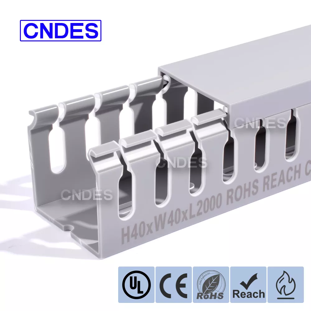 40×40 PVC ledningskanal med deksel