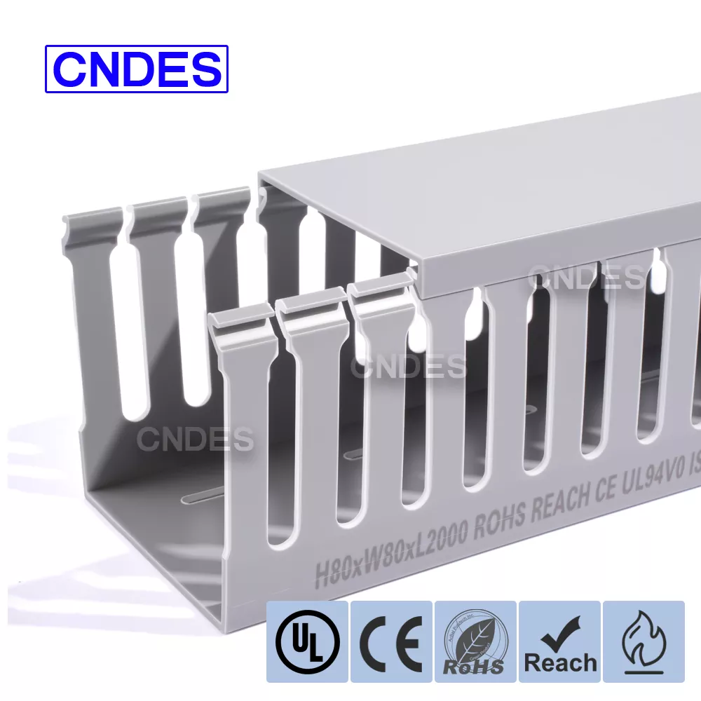 80×80 slisset PVC sentralbord ledningskanal