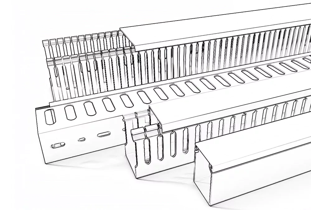 Tilpassede PVC-ledningskanaler