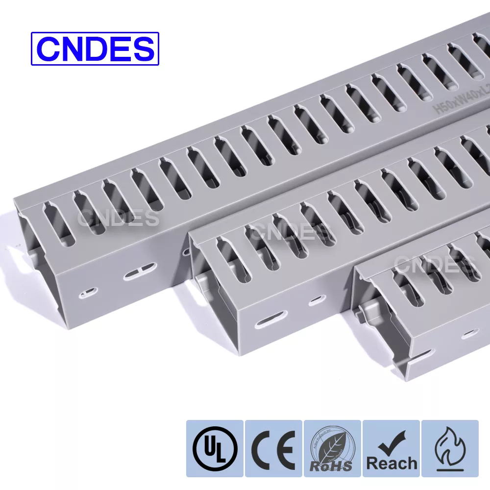 Ledningskanal med bred spor